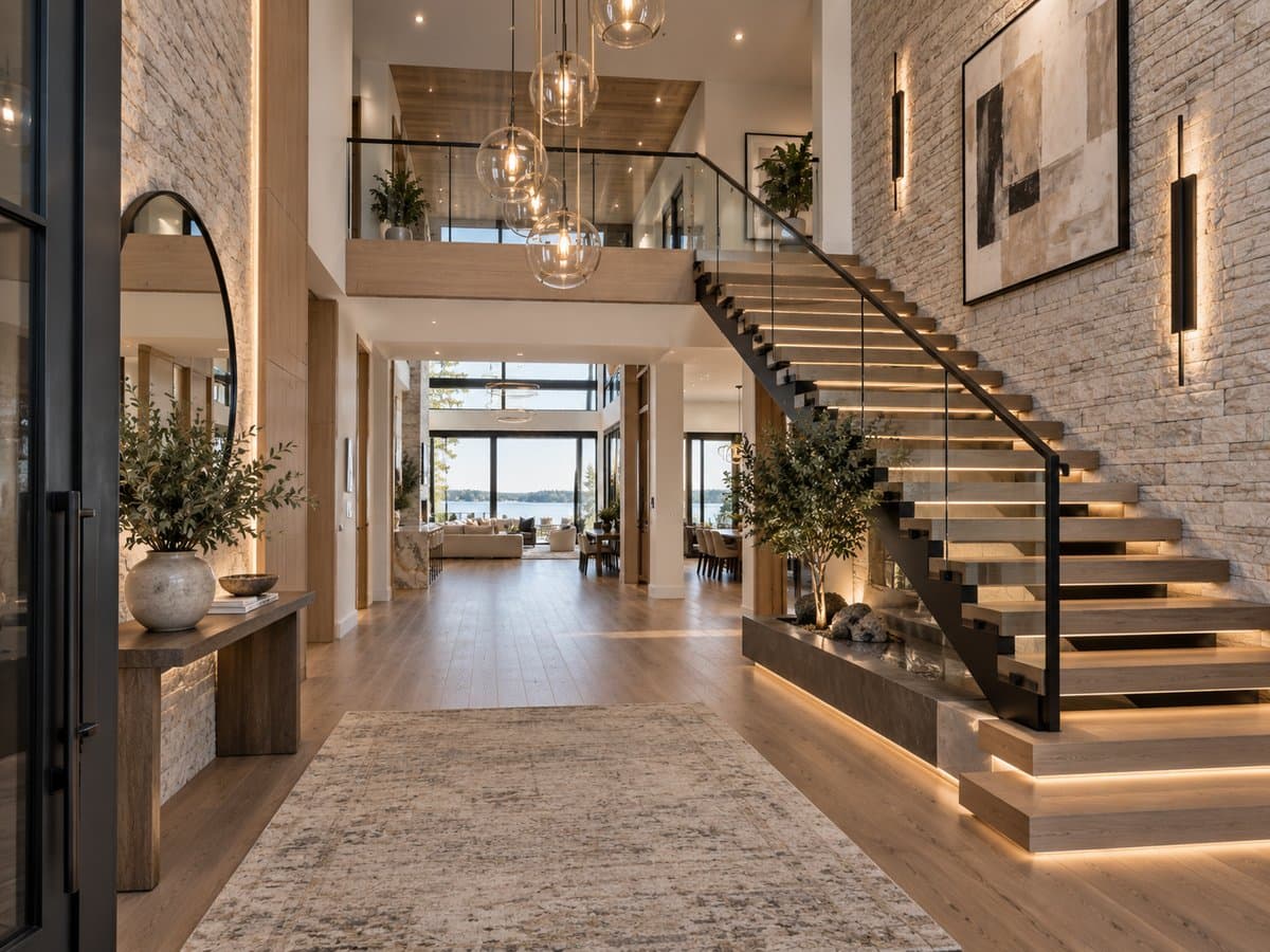 Representative interior for the luxury / $2M+ price bracket