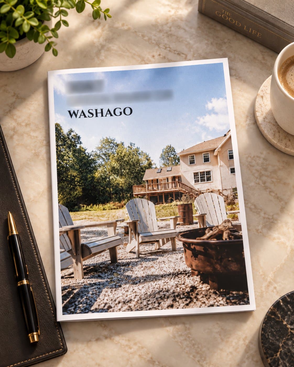 Sample listing booklet cover